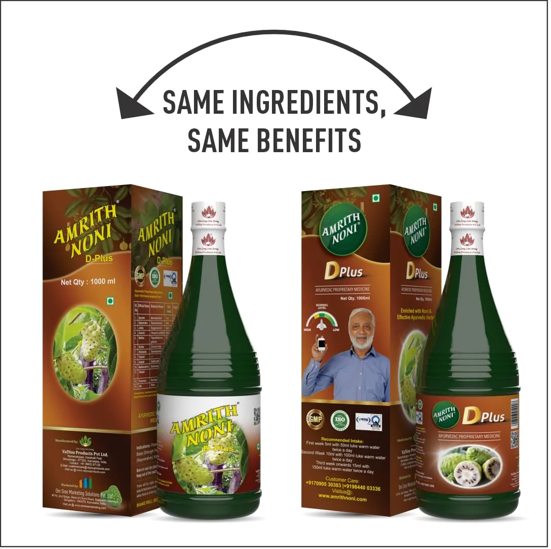 Amrith Noni D Plus Liquid 1000 ml 1.webp